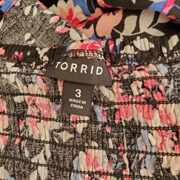 Torrid Floral Lace Up Sundress - Picture 8 of 8